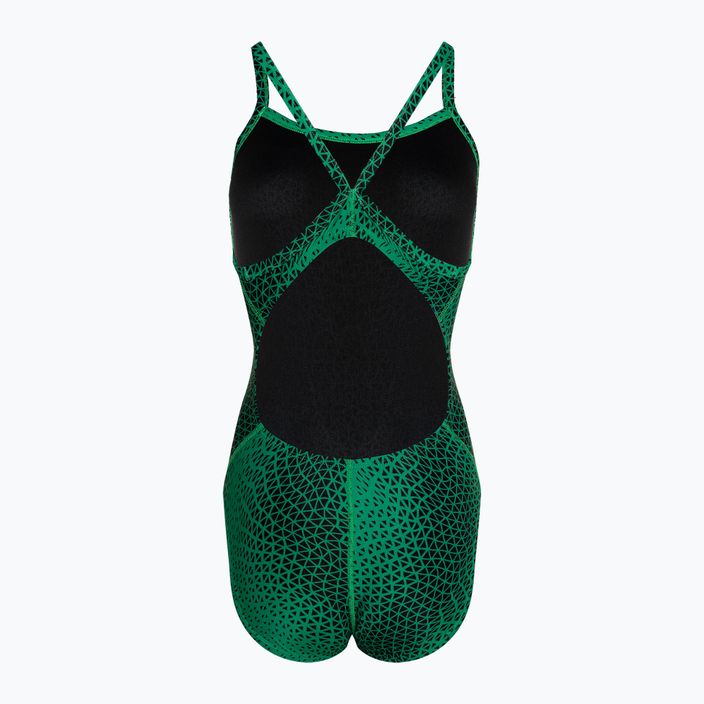 Costum de baie dintr-o bucată pentru femei Nike Hydrastrong Delta Racerback court green 2