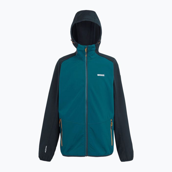 Geacă softshell pentru bărbați REGATTA Arec III moroccan blue/navy/fox 7