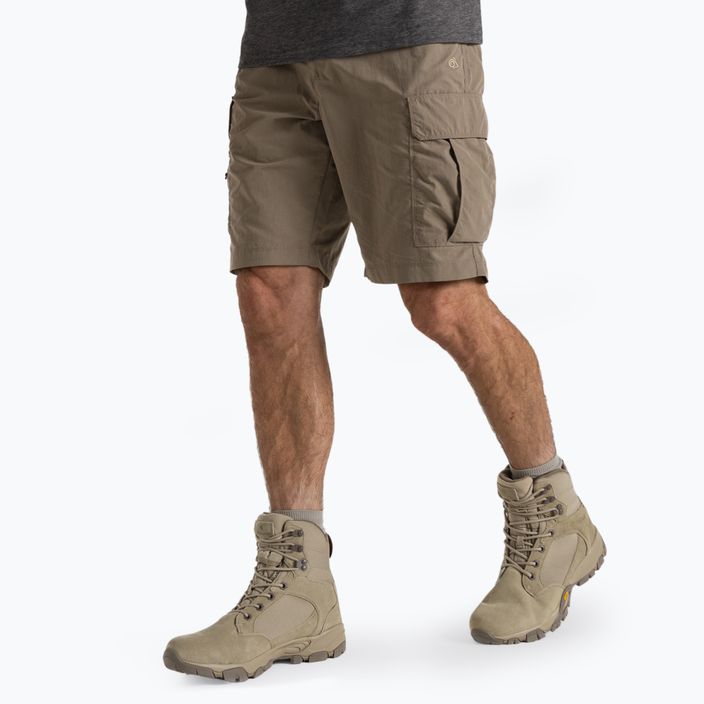 Pantaloni scurți de trekking pentru bărbați Craghoppers NosiLife Cargo Short III pebble 4