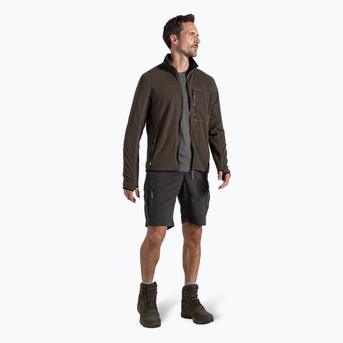 Pantaloni scurți de trekking pentru bărbați Craghoppers NosiLife Cargo Short III black pepper 2