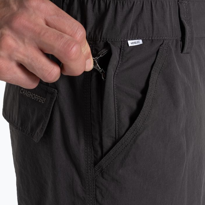 Pantaloni scurți de trekking pentru bărbați Craghoppers NosiLife Cargo Short III black pepper 7