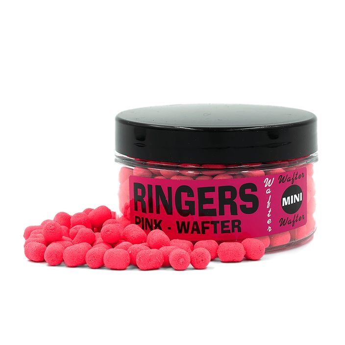 Dumbells Ringers Pink Wafters Mini Chocolate Hook Bait 100ml roz PRNG64 2