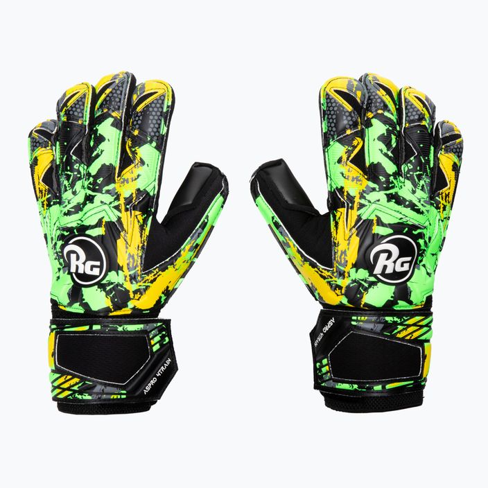Mănuși de portar RG Aspro 4train negru/verde ASP42107