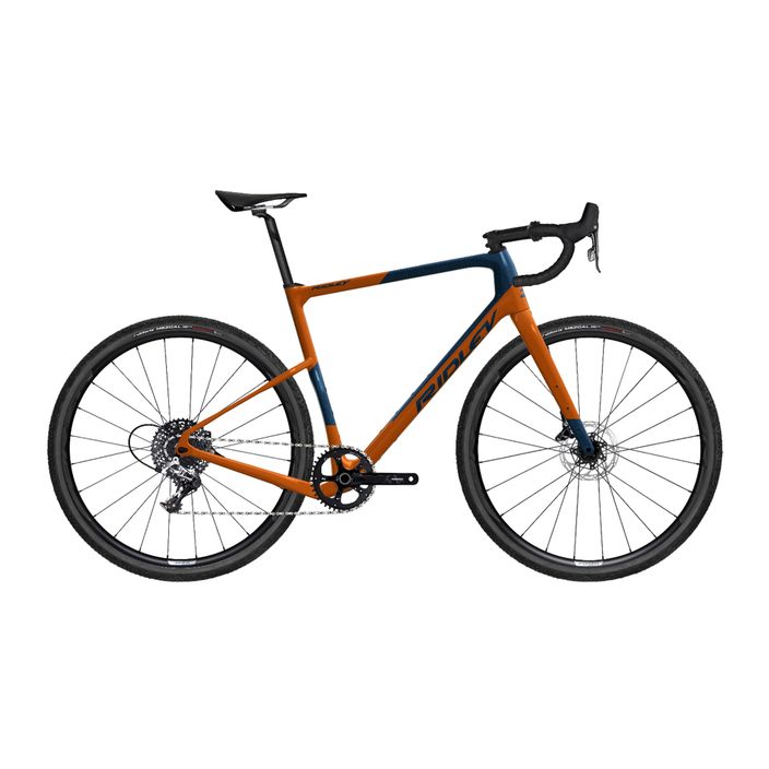 Ridley Kanzo Adventure gravel bike portocaliu și albastru SBIKADRID039 2