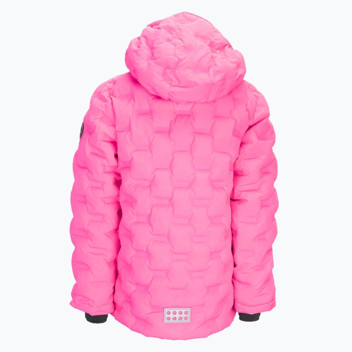 Jachetă de schi pentru copii LEGO Lwjipe 706, roz, 22879 2