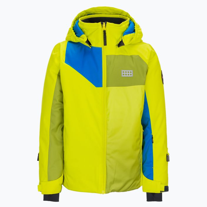Jachetă de schi pentru băieți LEGO Lwjebel 702, galben, 11010267
