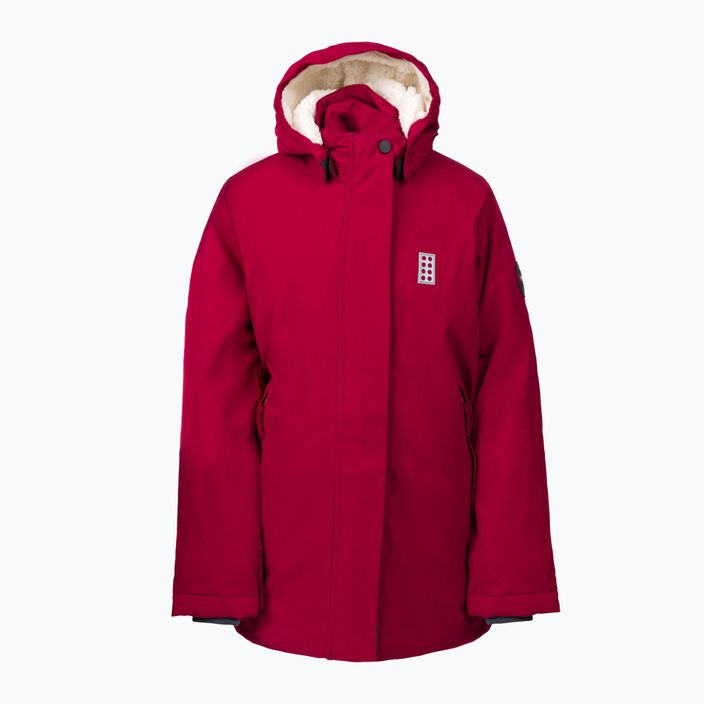 Jachetă de puf pentru copii LEGO Lwjaselle 701 roșu 11010555