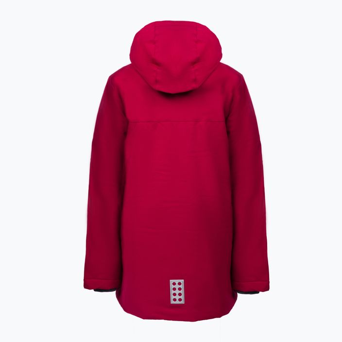 Jachetă de puf pentru copii LEGO Lwjaselle 701 roșu 11010555 2