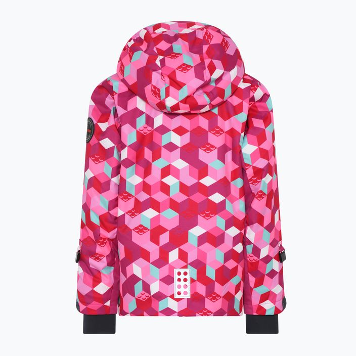 Jachetă de schi pentru copii LEGO Lwjested roz 11010549 8