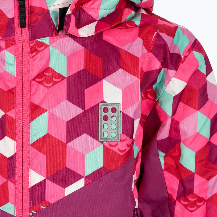 Jachetă de schi pentru copii LEGO Lwjested roz 11010549 3