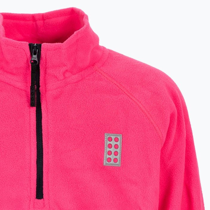 Pulover pentru copii LEGO Lwsinclair 702 fleece sweatshirt roz 22972 3