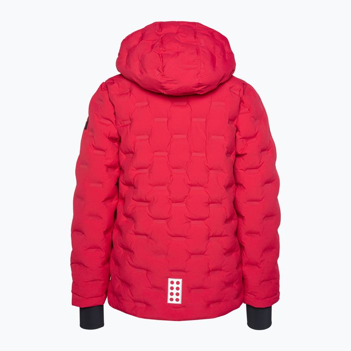 Jachetă de schi pentru copii LEGO Lwjipe roșu 2