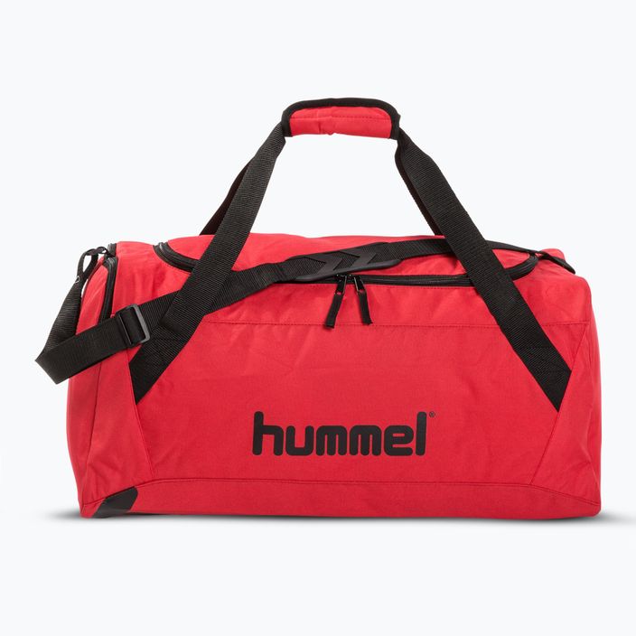 Hummel Core Sports 31 l sac de antrenament roșu adevărat/negru 2