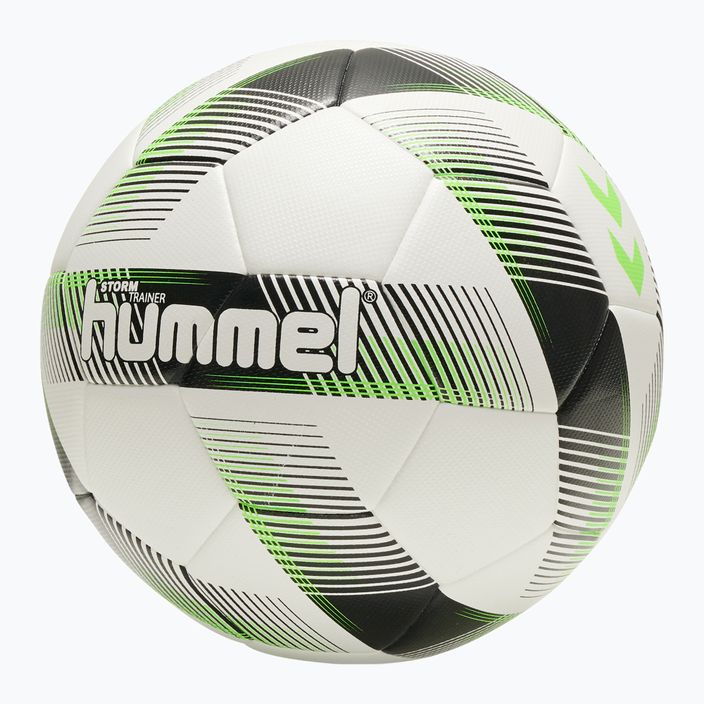 Hummel Storm Trainer FB fotbal alb / negru / verde dimensiune 5 4