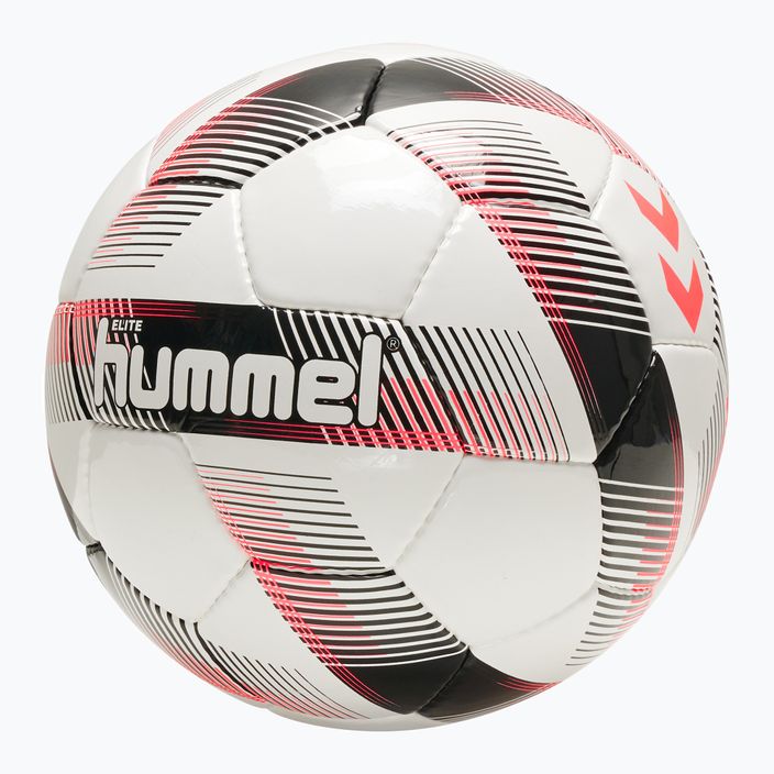 Hummel Elite FB fotbal alb-negru/negru/argintiu mărimea 4 4