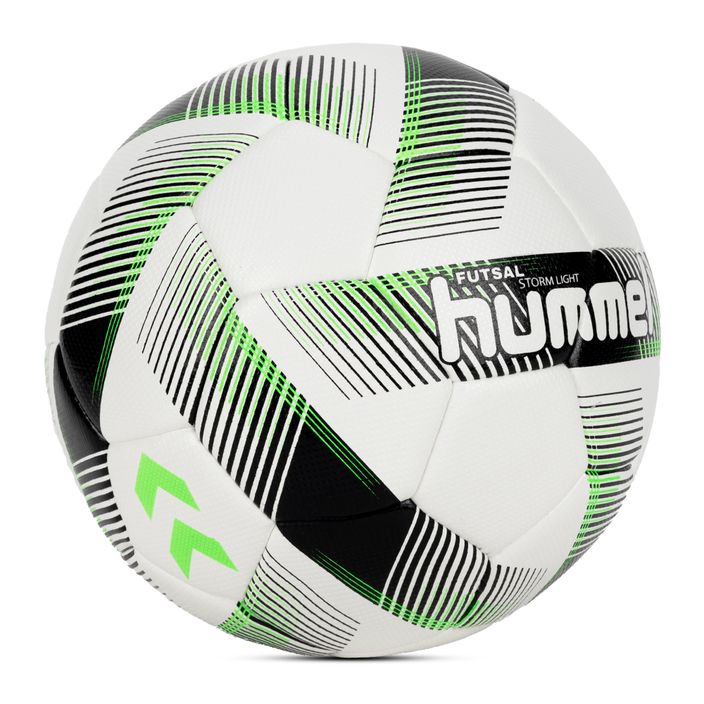 Hummel Storm Light FB fotbal alb-negru/verde mărimea 3 2