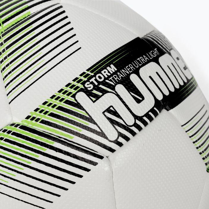 Hummel Storm Trainer Ultra Lights FB fotbal alb/negru/verde mărimea 4 3