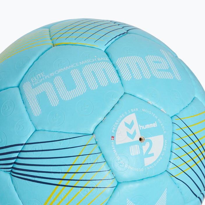 Hummel Elite HB handbal albastru/alb/galben dimensiune 1 3