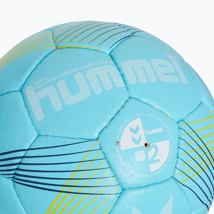 Hummel Elite HB handbal albastru/alb/galben dimensiune 3 3