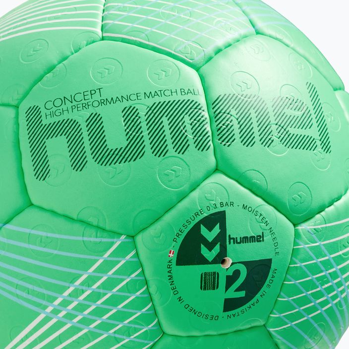 Hummel Concept HB handbal verde/albastru/alb dimensiune 2 3