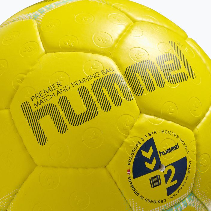Hummel Premier HB handbal galben/alb/albastru mărimea 1 3