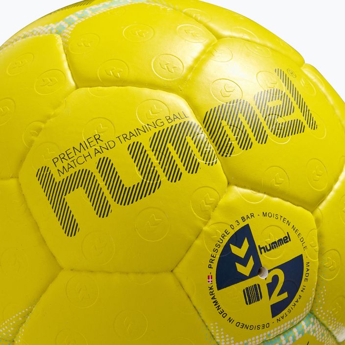 Hummel Premier HB handbal galben/alb/albastru mărimea 2 3