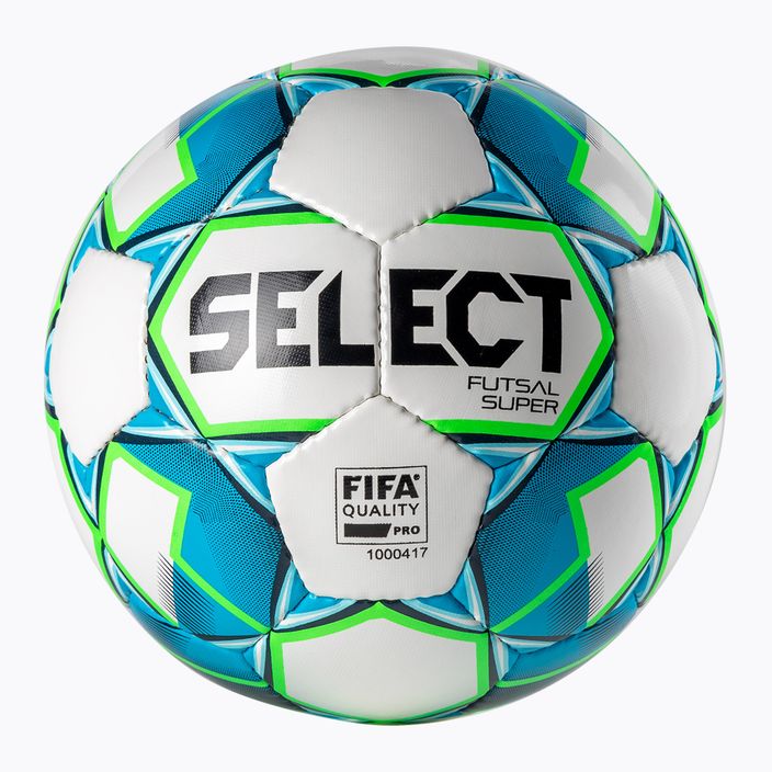Selectați Futsal Super FIFA Fotbal alb/albastru 3613446002