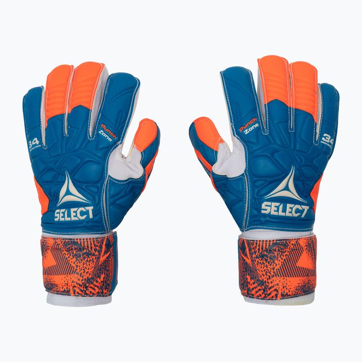 Mănuși de portar SELECT 34 Protection 2019 albastru și alb 500046