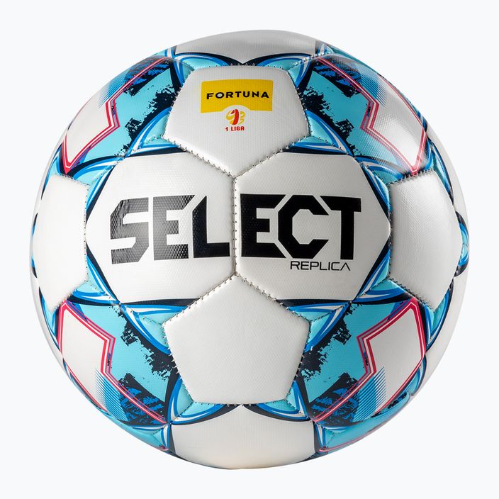 Fotbal SELECT Brillant Replica Fortuna 1 Liga v21 alb și albastru 8236 2