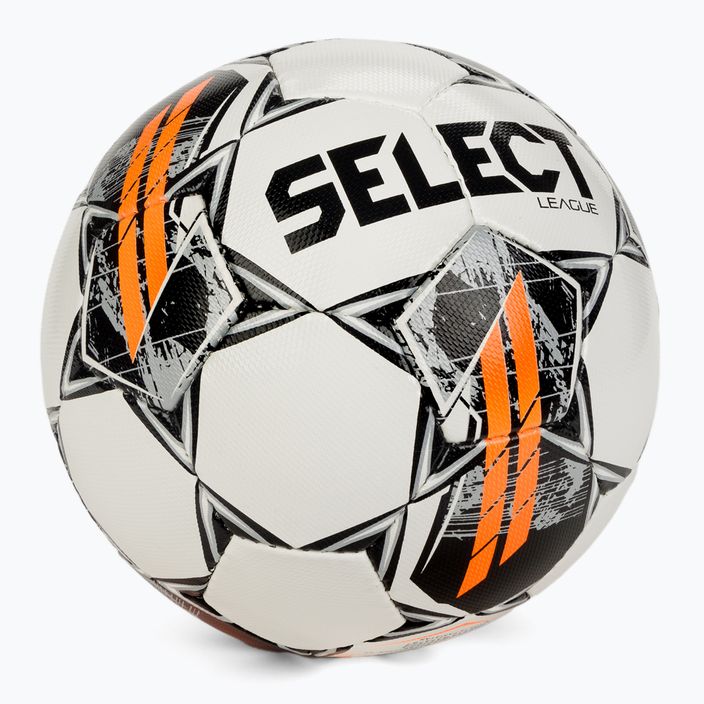 Minge de fotbal SELECT League v24 white/black mărime 5 3