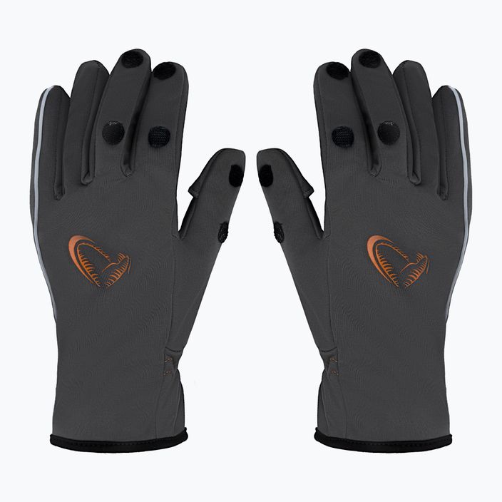 Mănuși de pescuit Savage Gear Softshell Glove, gri, 76460 2