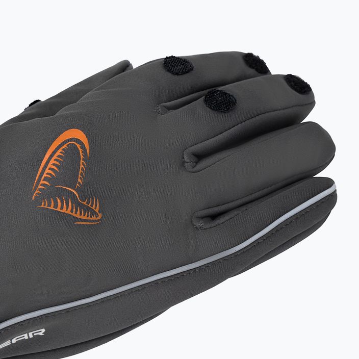 Mănuși de pescuit Savage Gear Softshell Glove, gri, 76460 5