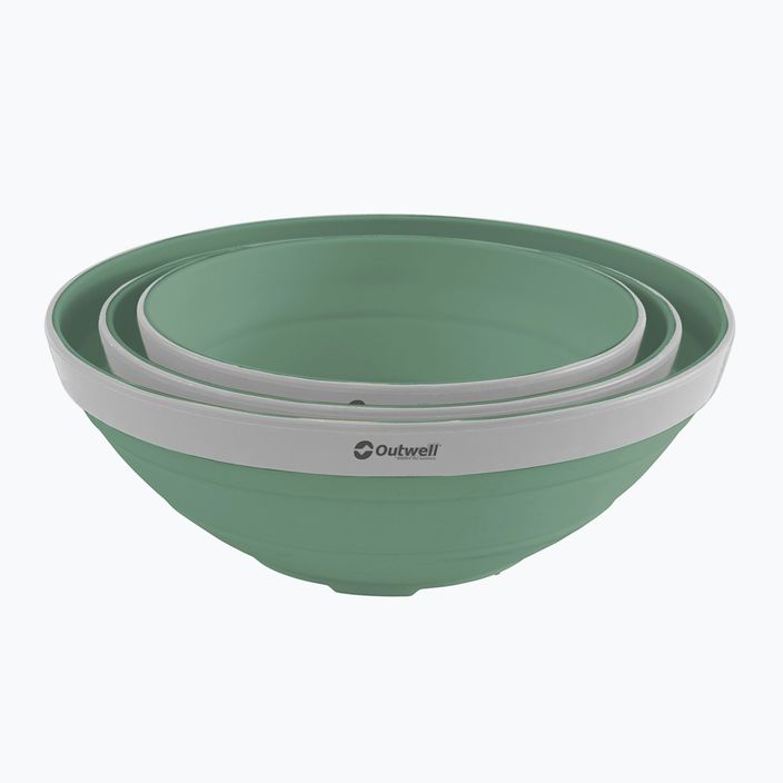 Outwell Collaps Bowl Set verde și alb 651118 2