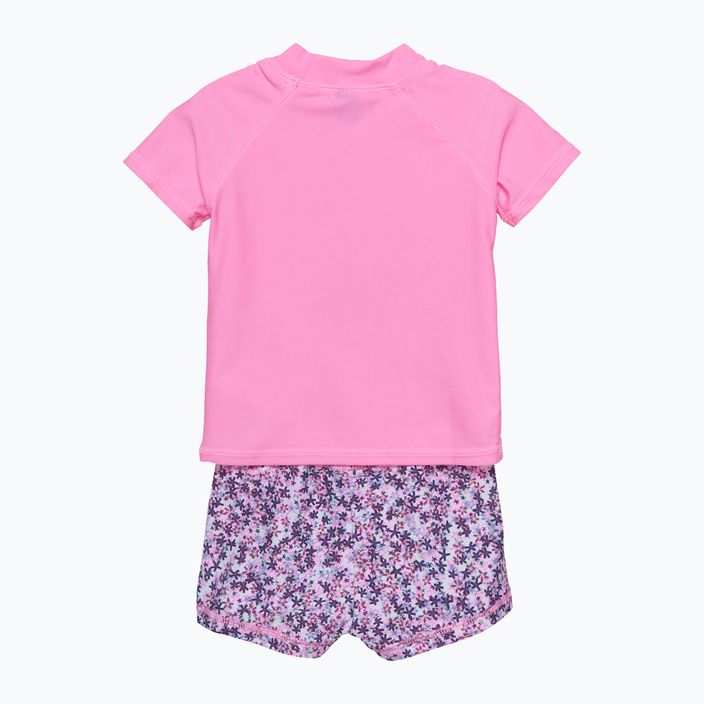 Tricou + pantaloni scurți de înot Color Kids Set roz CO7200895708 2
