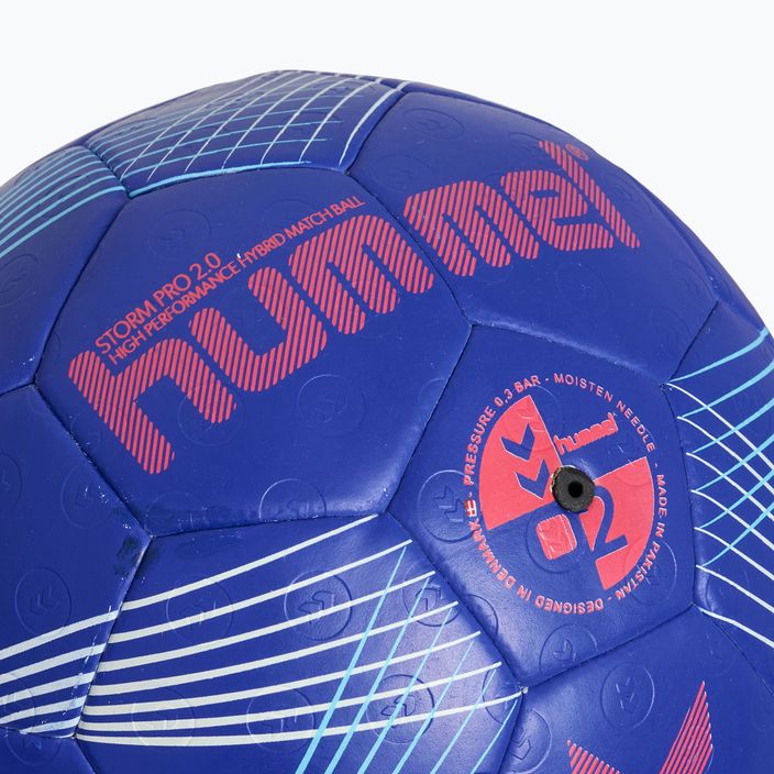 Hummel Storm Pro 2.0 HB albastru/roșu handbal mărimea 2 3