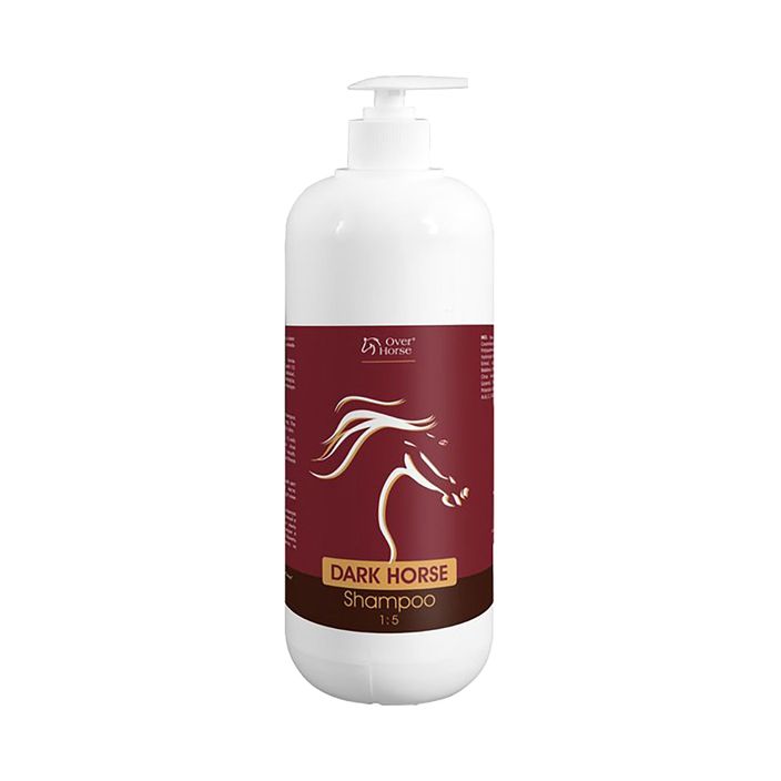 Șampon pentru cai cu părul închis la culoare Over Horse Dark Horse 1000 ml drkhr-shmp 2