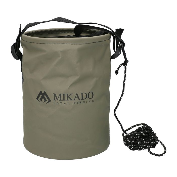 Găleată de pescuit pliabilă Mikado cu șnur verde AMC-021 2