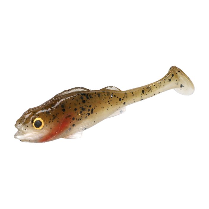 Mikado Real Fish 4 buc. momeală de cauciuc maro PMRFP-9.5-RUFFE 2