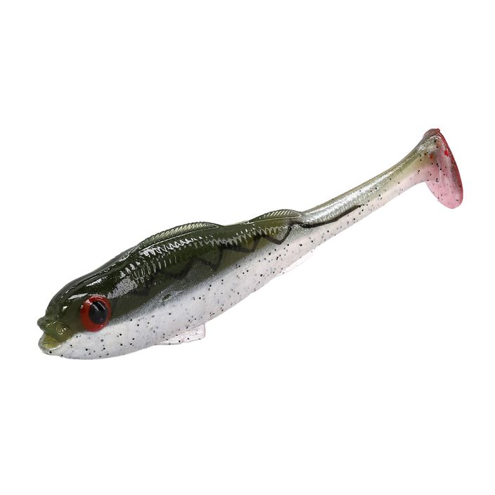 Mikado Real Fish Frog 4 buc. momeală din cauciuc alb-verde PMRFP-9.5-FROG 2