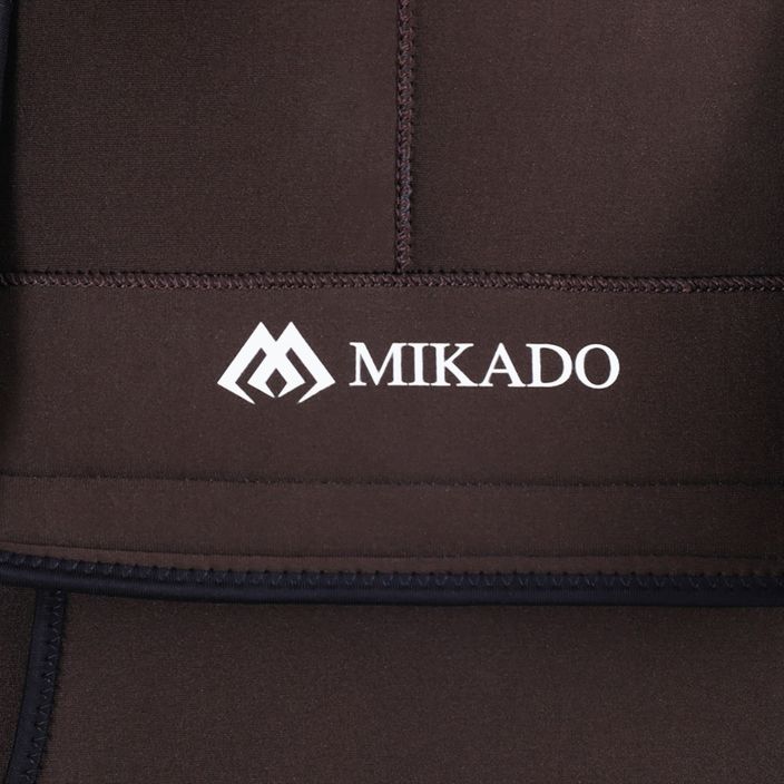Pantaloni de pescuit Mikado neopren maro UMSN02 10