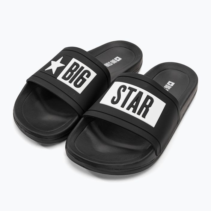Papuci pentru bărbați BIG STAR DD174699 negri/albi 7