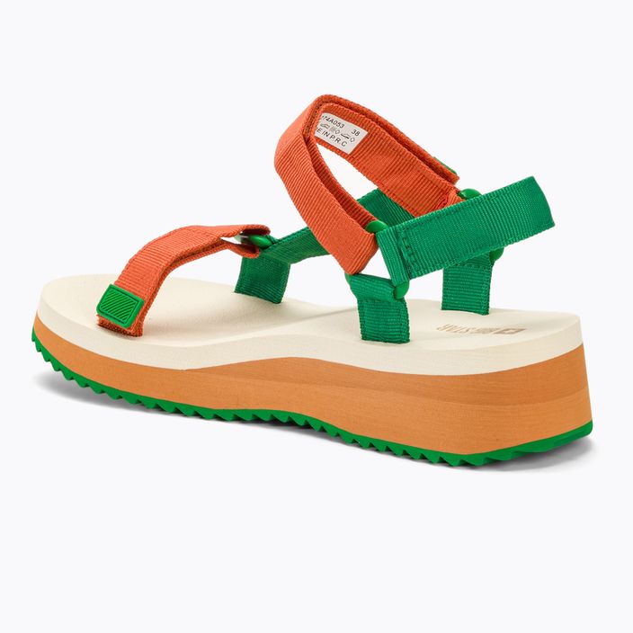 Sandale pentru femei BIG STAR NN274A053 verde/portocaliu 3