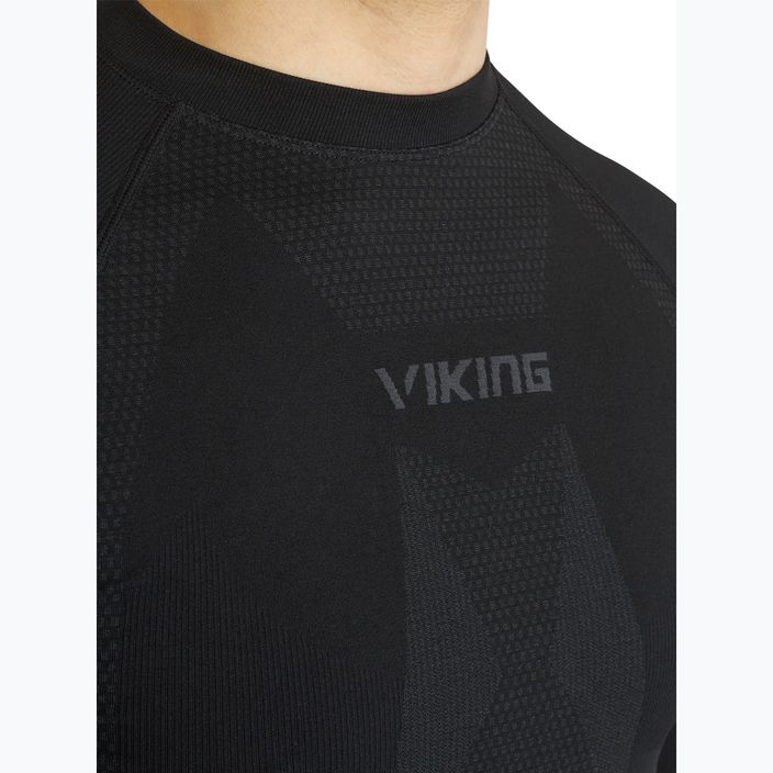 Tricou termic pentru bărbați Viking Eiger, negru, 500/21/2081 4