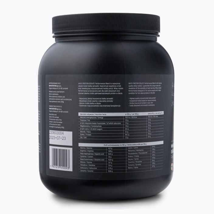 Proteină din zer izolat Raw Nutrition 900g vanilie WPI-59017 3