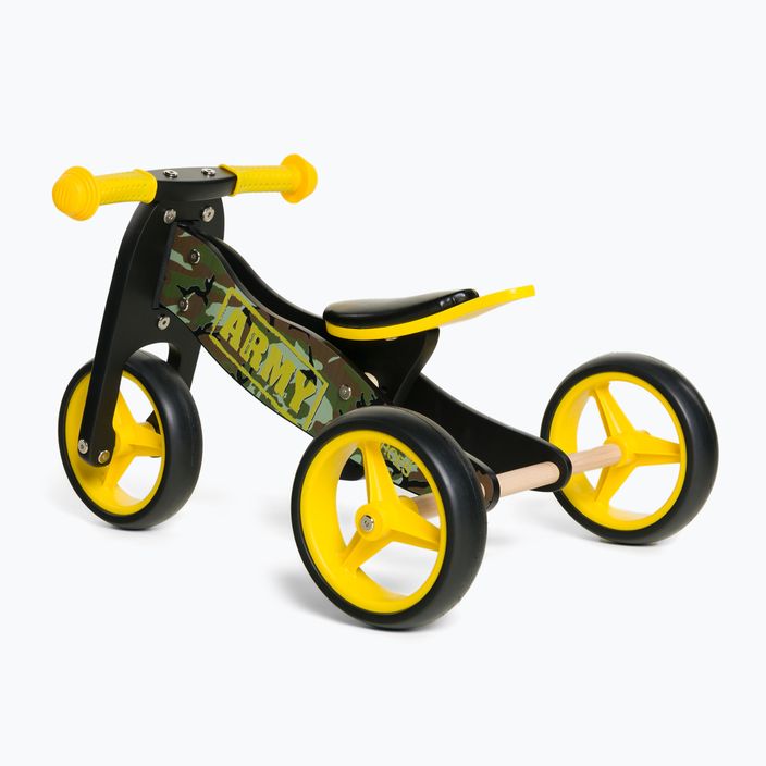 Bicicletă de echilibru Milly Mally Jake galben-neagră 2100 4