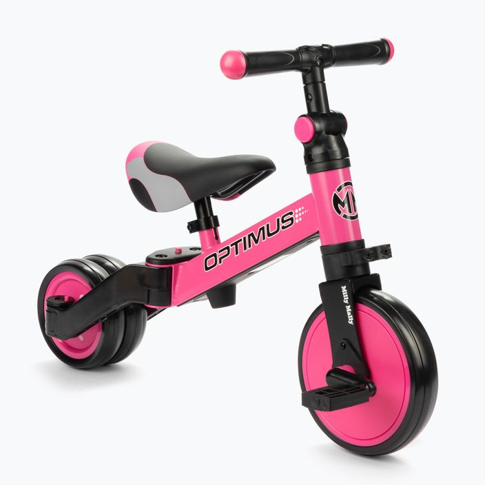 Bicicletă pentru copii Milly Mally 3in1 Optimus, roz, 2711 2