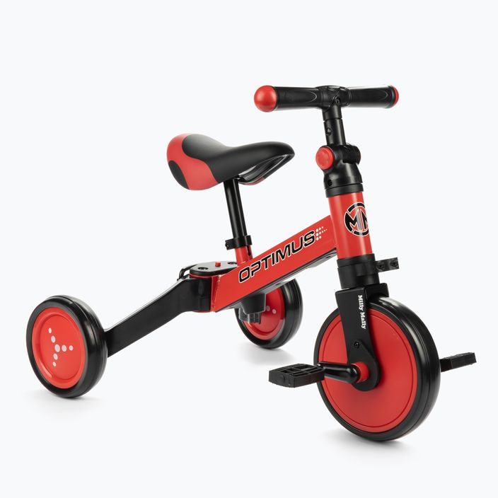 Bicicletă pentru copii Milly Mally 3in1 Optimus, roșu, 2712 2