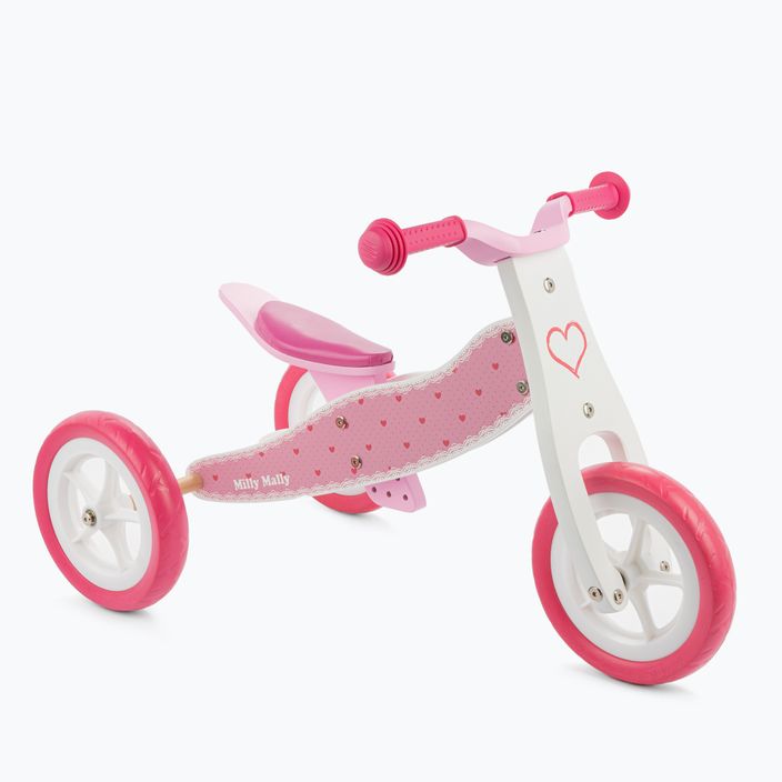 Bicicletă pentru copii Milly Mally 2in1 Look, roz, 2772 2