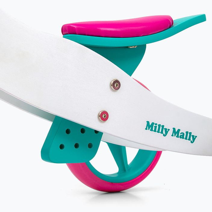 Milly Mally Jake 2în1 tricicletă albă și roz 3754 5