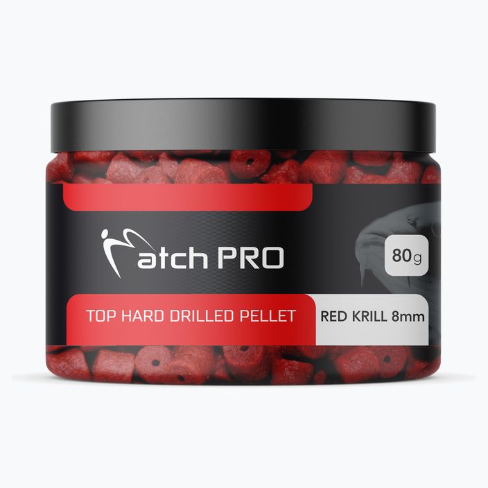 MatchPro Top Hard Drilled Krill 8 mm roșu 979506